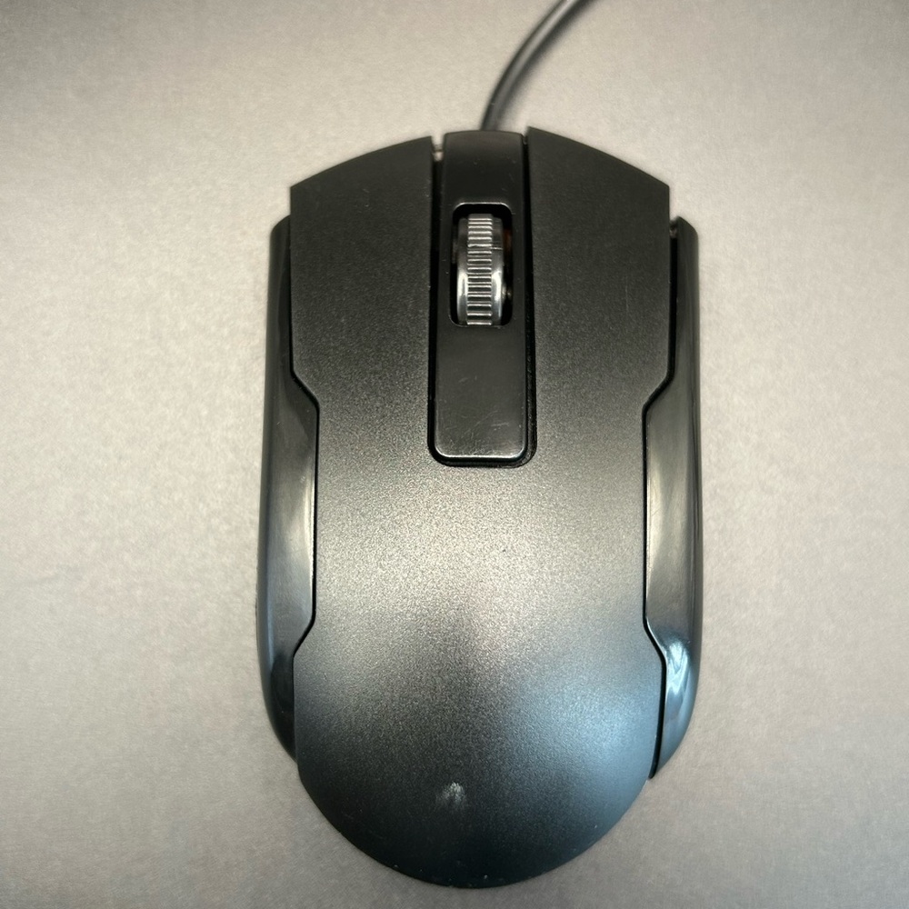 Wired USB Optical Computer Mouse Black